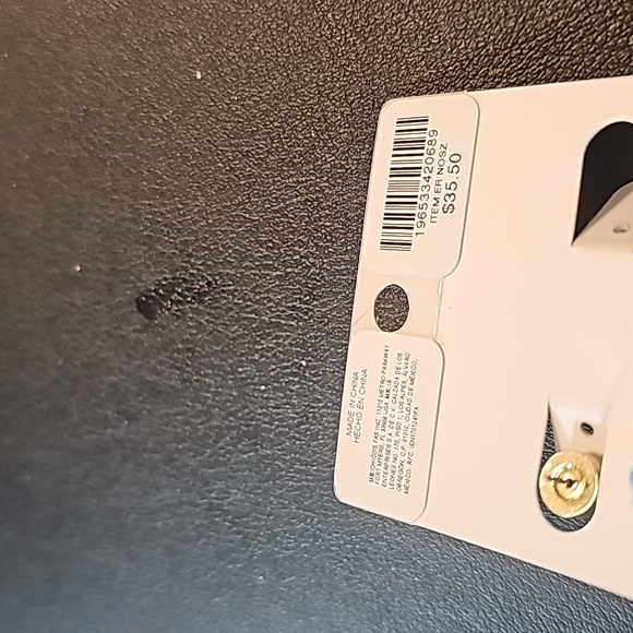 Chico's Turquoise Hoop Earrings - Picture 4 of 4